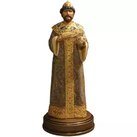 Статуэтка из массива ольхи "Царь Федор Иоаннович" из коллекции "История Государства Российского"